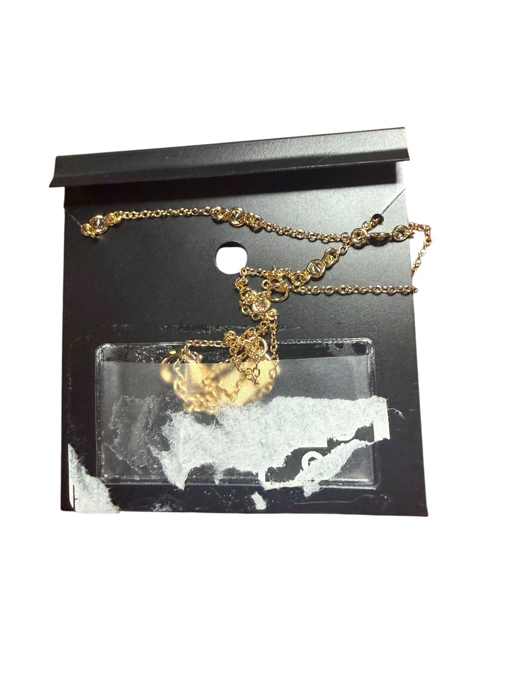 Coach Gold Tone Filigree Heart Pendant Necklace Crystal Accents 16” + 2” - Picture 3 of 6